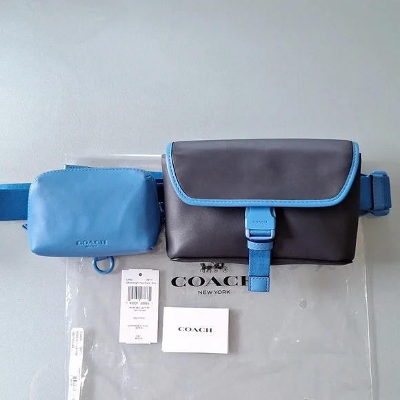 NWT NEW Coach Rider Belt Bag Leather - Picture 2 of 4